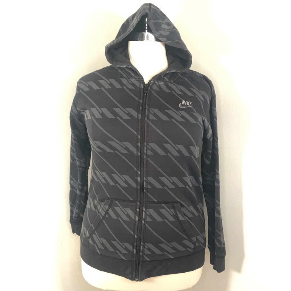 Nike XL 18/20 zip hoodie geometric graphic pattern